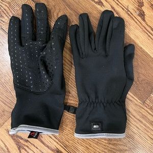🌈3/$20🌈 REI Mens PolarTec Gloves Black / Size Medium Excellent Condition